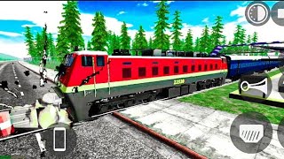 train running in Jurassic park 🏞️ video indianbikedriving3d newupdate 2024 virelvideo gaming [upl. by Bork]