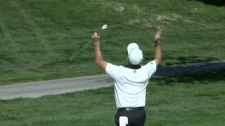 Rory Sabbatinis birdie bunkerblast at Albertsons Boise Open [upl. by Adrell]