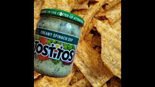 eat Tostitos Creamy Spinach Dip with Sunchips Chili Lime Chips [upl. by Ern]