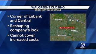 Walgreens closing location in Albuquerque [upl. by Anerbas]