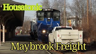 Housatonic Freight on The Maybrook [upl. by Lyram]