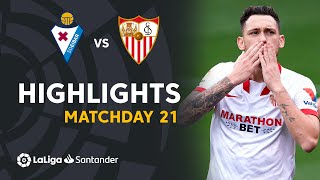 Highlights SD Eibar vs Sevilla FC 02 [upl. by Nob]