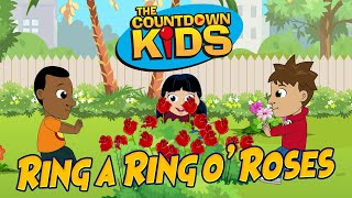 Ring a Ring o Roses  The Countdown Kids  Kids Songs amp Nursery Rhymes  Lyric Video [upl. by Morissa]