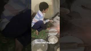 Raghav little chef Trip to Village P1 [upl. by Nylirad]