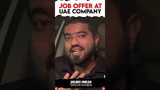 Job Offer At UAE Company joboffer dubaivisitvisa employementvisa uaevisaupdate uaejobs [upl. by Sandon]