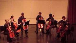 Cantique de Jean Racine  Just the BASSics Cello Ensemble [upl. by Ebanreb]