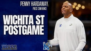 Penny Hardaway talks WichitaState postgame  Memphis Tigers Basketball [upl. by Anidene]