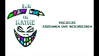 DREIECKE ERKENNEN UND BESCHREIBEN  einfach erklärt [upl. by Ennaeirrac]