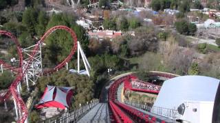 X2 Onride Back Seat HD POV Six Flags Magic Mountain [upl. by Htehpaj556]