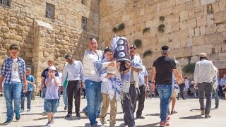 The video of Tal Peretz Bar Mitzvah at the Kotel Jerusalem [upl. by Ttoile]