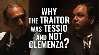 Why the traitor with Barzini was Tessio and not Clemenza at Don Vitos Funeral [upl. by Dorison16]