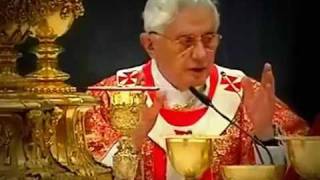 Pater Noster cantato da Benedetto XVI [upl. by Garik119]