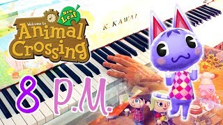 8PM ANIMAL CROSSING New Leaf  Piano cover w Sheet music [upl. by Sturrock544]