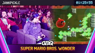 Super Mario Bros Wonder by JankPickle in 12555  Awesome Games Done Quick 2024 [upl. by Glynn122]