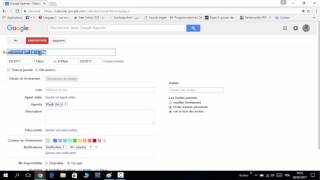 Gérez vos rendezvous avec google agenda [upl. by Aurita]