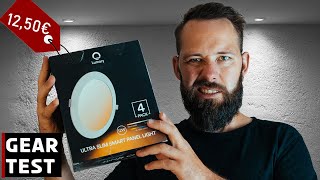 Smart Home LED Einbaustrahler für unter 13€ Was taugt das Schnäppchen [upl. by Yldarb735]