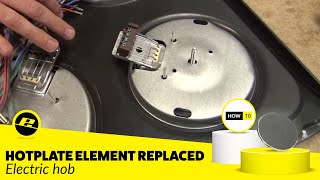 How to Replace a Cooking Plate on an Electric Hob [upl. by Eudosia]