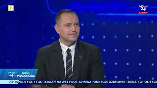 KAROL NAWROCKI w Gościu Wiadomości wPolsce24 [upl. by Asilla]