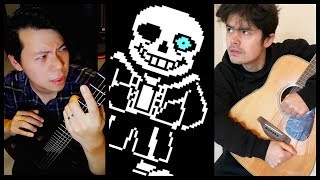 Undertale  Megalovania  Acoustic Guitar Duo Cover [upl. by Eugenius]