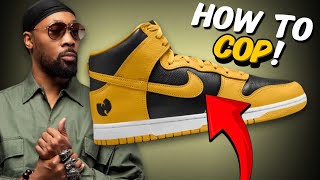 Where to Buy the Nike Wu Tang Clan Dunks [upl. by Ahsitul357]