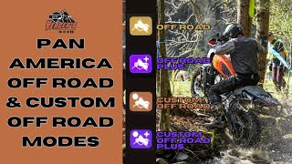 HD Pan America off road modes [upl. by Jona]