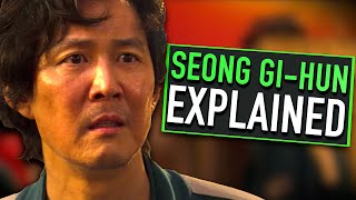 Seong Gihun Explained  Squid Game Explained [upl. by Nodnelg]