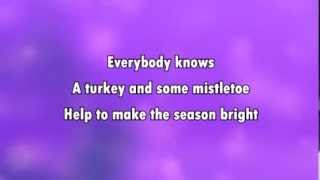 The Christmas Song karaoke  lyrics [upl. by Elroy454]