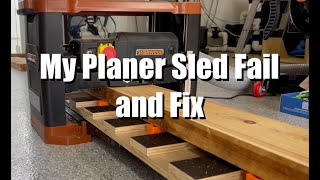 A New Take On A Versatile Planer  Jointing Sled [upl. by Yann]