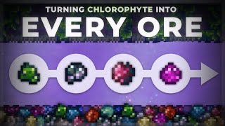 How to Transform Chlorophyte into Any Ore in Terraria 144 [upl. by Joseph]