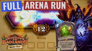 PERFECT 120 Warlock Arena  Hearthstone Arena Badlands MiniSet [upl. by Mindi]