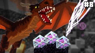 I Fought Dragons with End Crystals in Minecraft Hardcore IAF 8 [upl. by Medin]