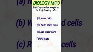 Nissl’s granules areneetbiologymcqsbiologymcqs [upl. by Relyhs]