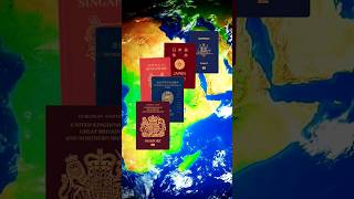 Top 5 Strongest Passports in the World facts passport short [upl. by Inimak]