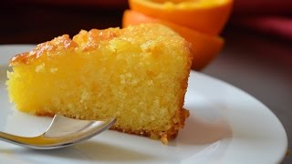 How To Make An Orange Polenta Cake Recipe [upl. by Esenaj]