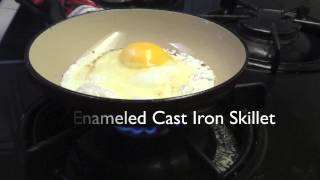 How To Cook Eggs OverEasy with Cast Iron and Carbon Steel Pans  Egg Flipping No Utensils Needed [upl. by Aytnahs]