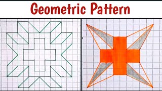 Simple Geometrical ChartGeometric PatternBy Saima [upl. by Recor]