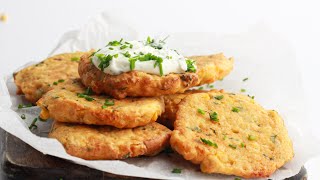 Air Fryer Corn Fritters Recipe [upl. by Eded]