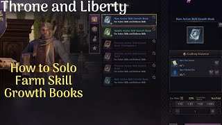 Throne and Liberty Solo Farm Skill Growth Books  Where amp How [upl. by Darwin]