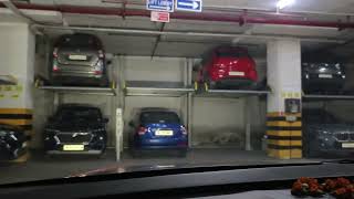 Double Stack Parking System at Microsoft Sec 16 Noida [upl. by Gaughan348]