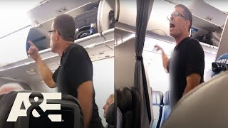 Man Steals Better Seat RAGES amp REFUSES To Leave JFK Airport  Fasten Your Seatbelt  AampE [upl. by Idahs]