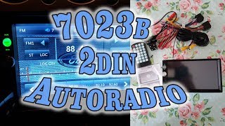 REVIEW 7023b 7inch touchscreen China radio DUTCHNL [upl. by Prescott]