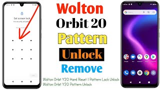 How To Wolton Orbit Y20 Hard Reset  Pattern Lock Unlock  Wolton Orbit Y20 Pattern Unlock [upl. by Eisle]