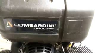 Lombardini 15LD350 kohler KD350 star and run on idle [upl. by Anny]