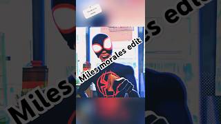 Miles morales edit spiderman acrossthespiderverseeditcapcutviralvideoviralshorts [upl. by Albertina]