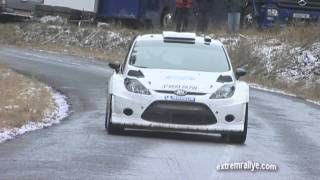 Petter Solberg tests MC 2012 Fiesta WRC  Bonus Itw Petter Solberg  Christian Loriaux [upl. by Ynffit]