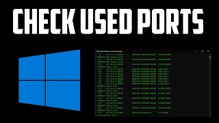 How to Check Used Ports in Windows 10 Using CMDListening Ports [upl. by Odo]