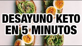 🍳☕️ DESAYUNO KETO EN 5 MINUTOS  KETO BREAKFAST  Manu Echeverri [upl. by Longerich641]