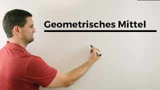 Geometrisches Mittel Statistik  Mathe by Daniel Jung [upl. by Nospmis561]