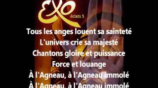 EXO ÉCLATS 5  À lAgneau Avec Les Paroles [upl. by Ecinaej]