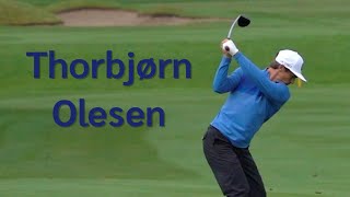 Thorbjørn Olesen Slow Motion Golf Swing DTL [upl. by Hilario116]